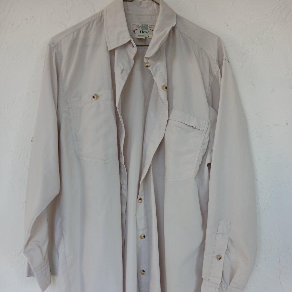 Orvis Womens Vintage ButtonDown Shirt Sz Med
